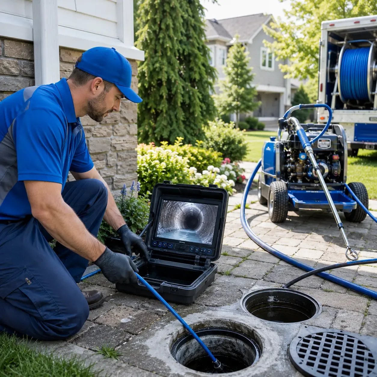 Outdoor drain cleaning professionals serving Lake Harmony, PA